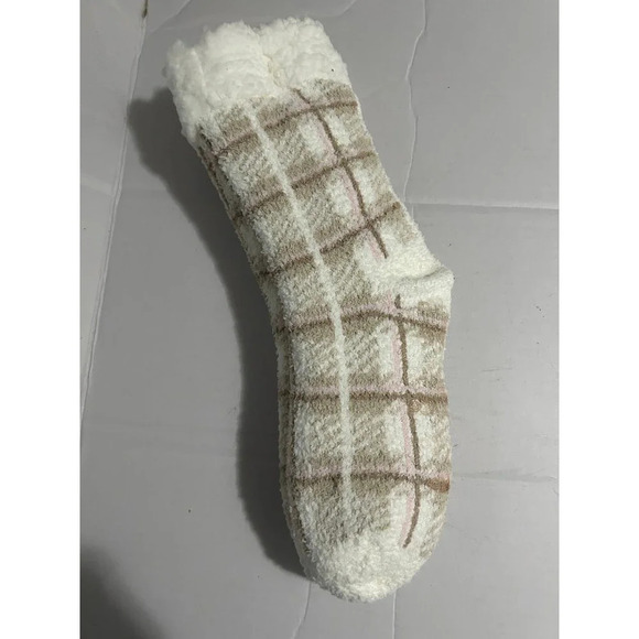 Cuddl Duds Faux Shearling Lined Slipper Lounge Socks - Picture 2 of 5